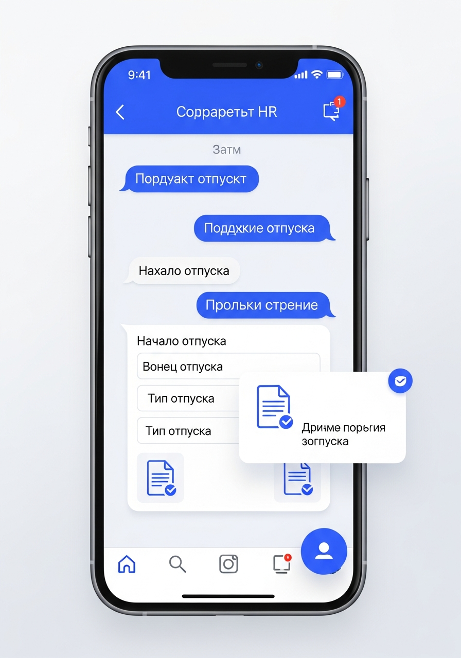 Пример чат-бота: HR